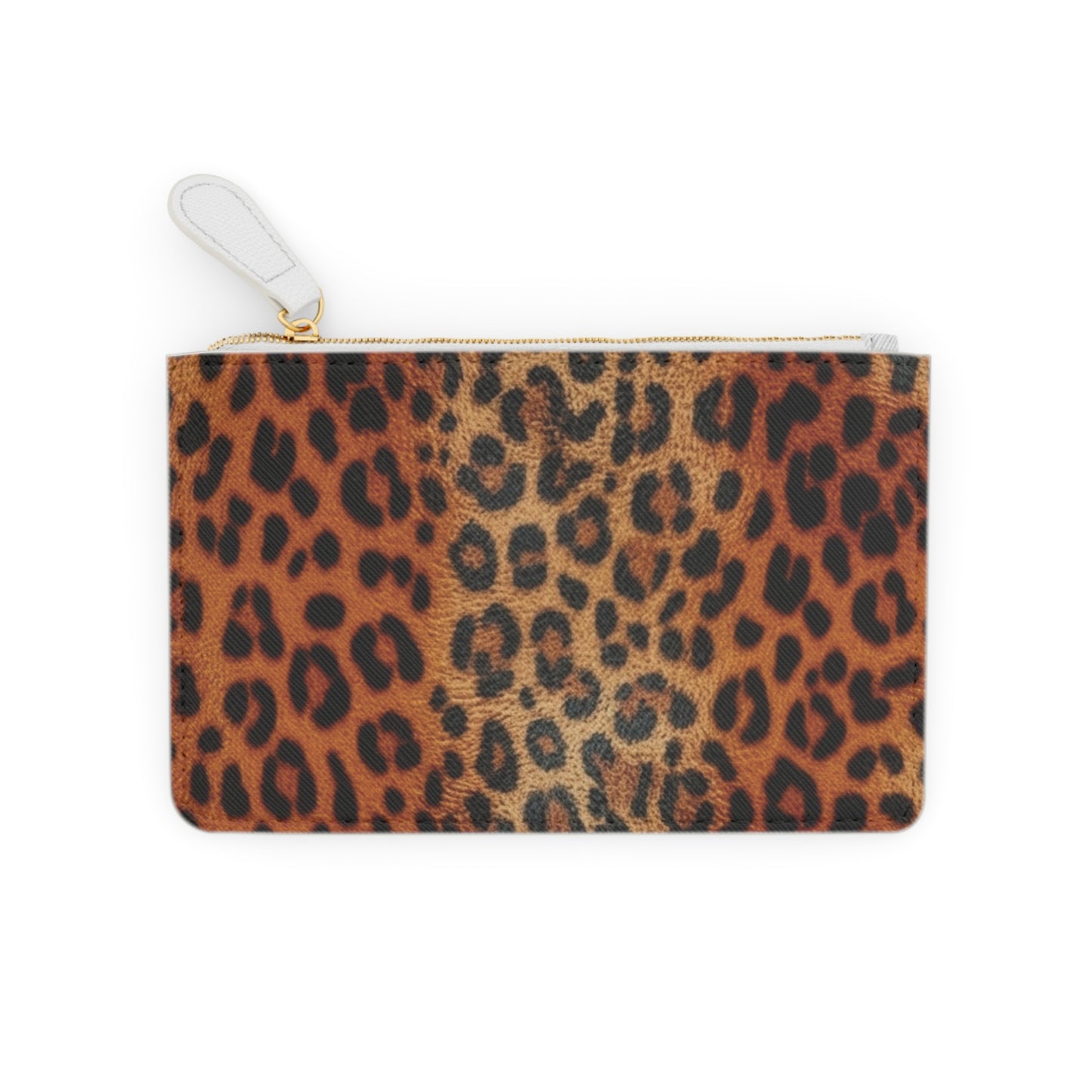 Elysian Safari | Leopard Faux Leather Mini Clutch Bag | Timeless Glamour with a Wild Edge