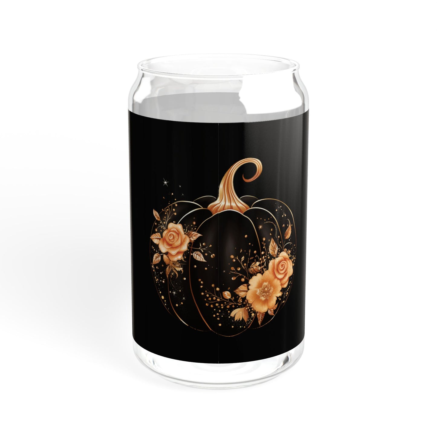 "Grateful Thankful Blessed" | 16oz Custom Sipper Glass with Bamboo Lid & Straw – Perfect for Sweet Treats and Family Parties