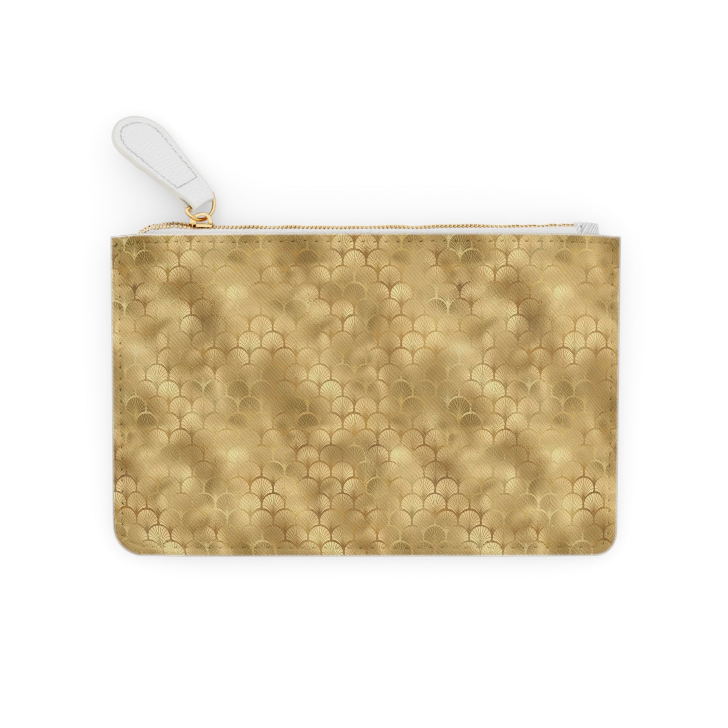 Collector's Vault: Gold Horizon | Metallic Gold Smooth Mini Clutch Bag | Sunlit Glamour for Every Celebration
