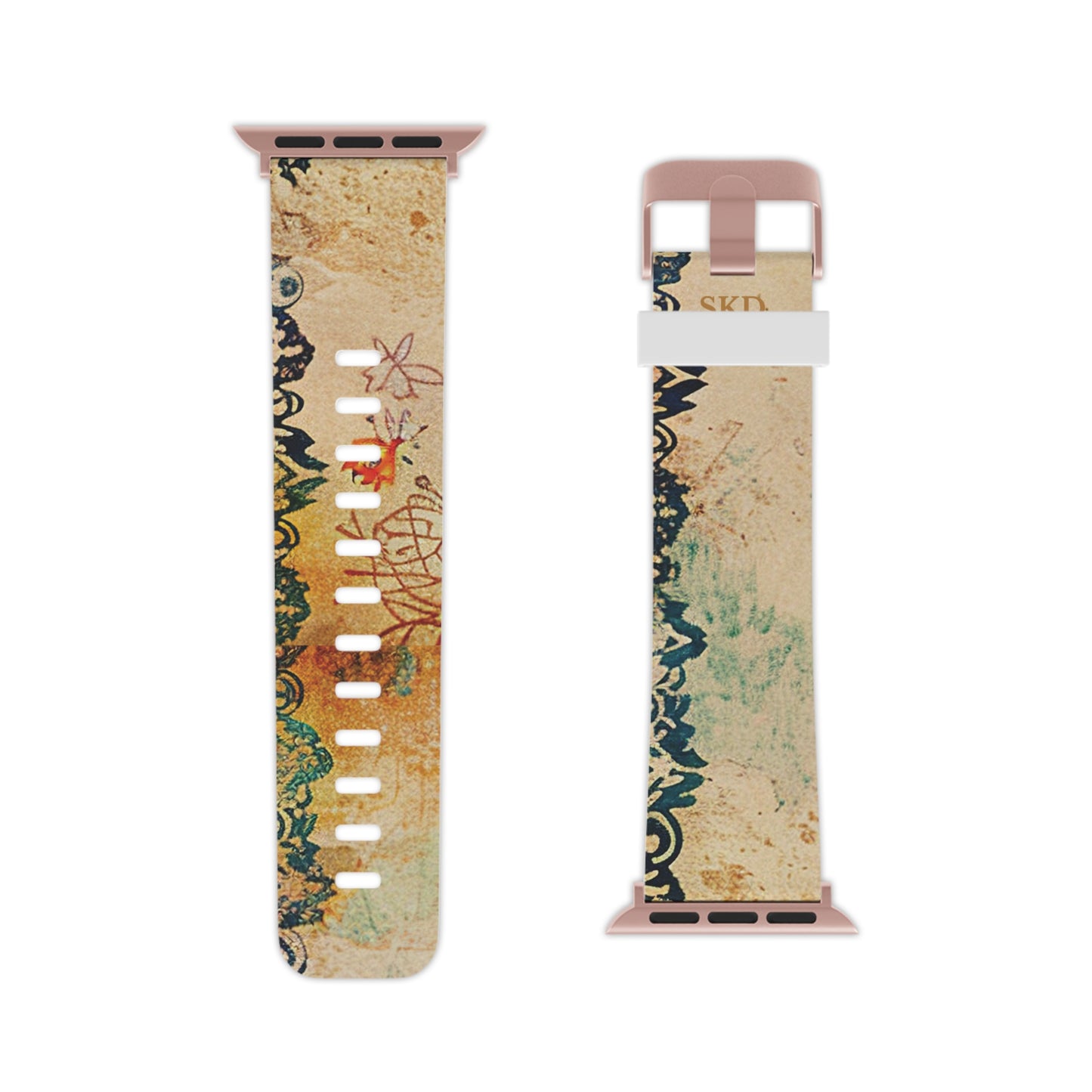LIMITED EDITION: Timeless Tapestry | Digital Couture Vintage Floral Apple Watch Band | Adjustable Strap, Sweat-Resistant & Compatible with All Series
