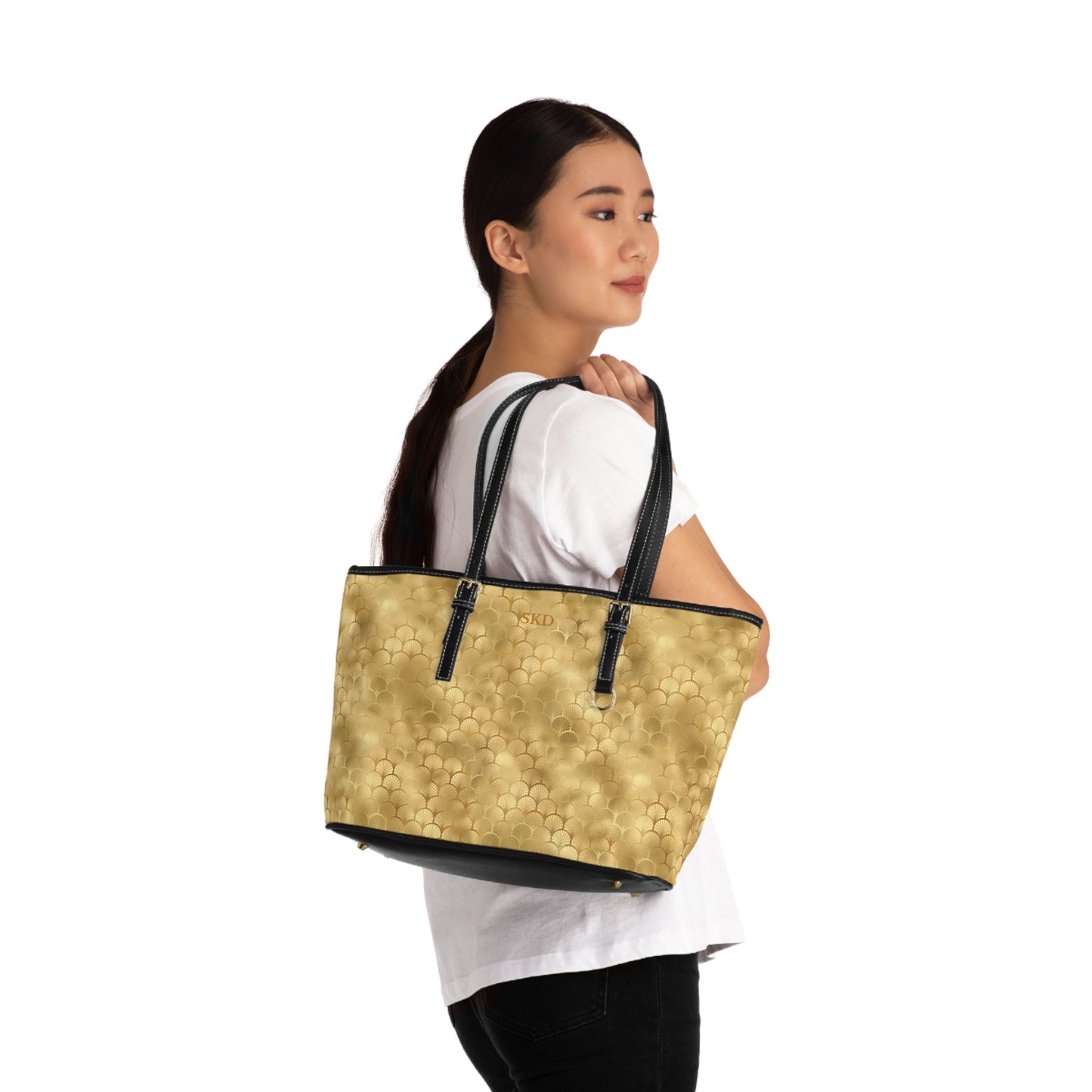 Collector's Vault: Gold Horizon | Metallic Gold Smooth Shoulder Bag | Sunlit Glamour for Every Celebration