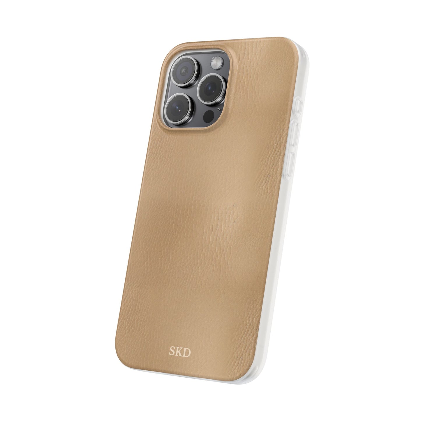 Tawny Reserve | Tan Faux Leather iPhone Case | Timeless Protection with Elevated Style