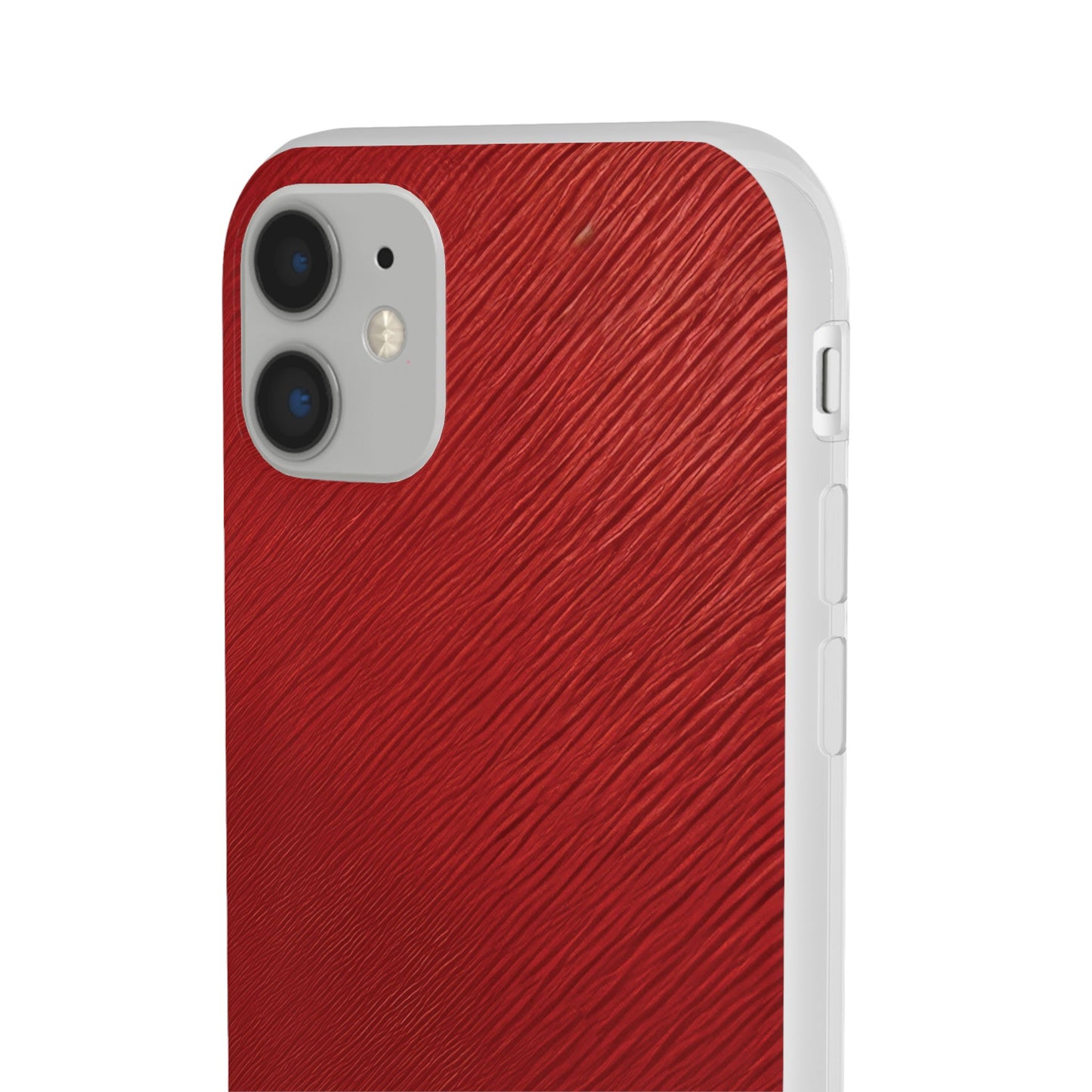 Crimson Reverie | Striking Dark Red iPhone Case | Shock-Absorbing TPU Protective Cover, Slim & Wireless Charging Compatible – Unique Tech Gift for All iPhone Sizes
