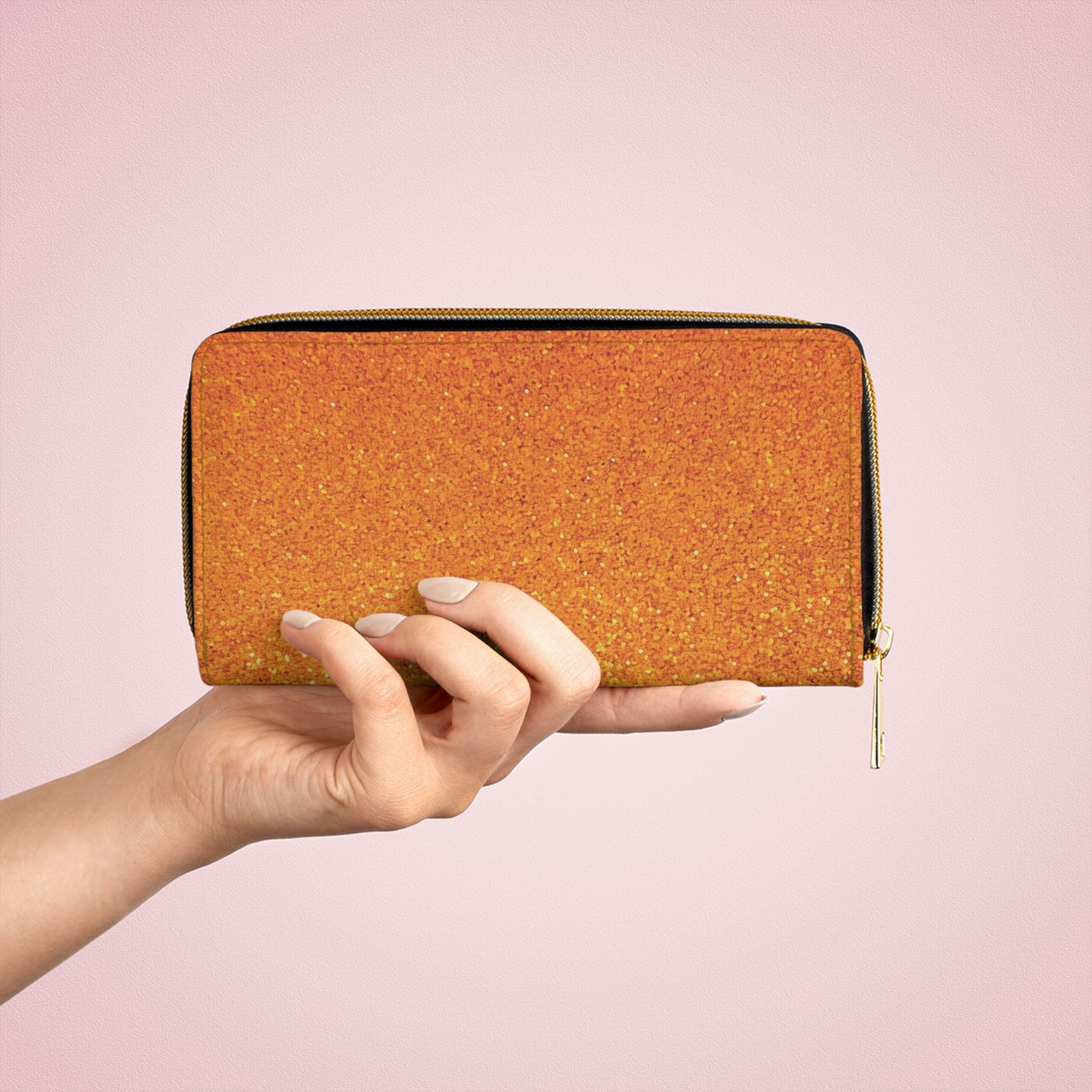 LIMITED EDITION: Solaris Ember | Sun-Forged Zipper Wallet | Radiance Awakened from Daylight to Dusk