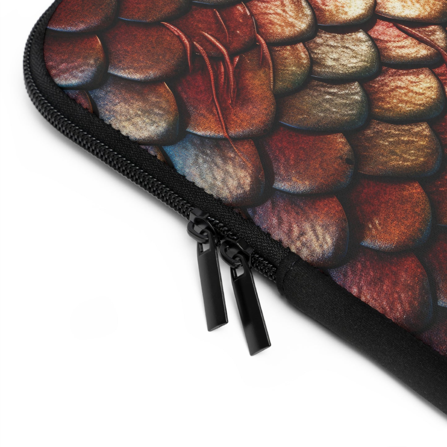 LIMITED EDITION: Enchanting Mystique | Luxurious Multi-Color Dragon Scale Laptop Sleeve | Protective Case for Showpiece Collectors