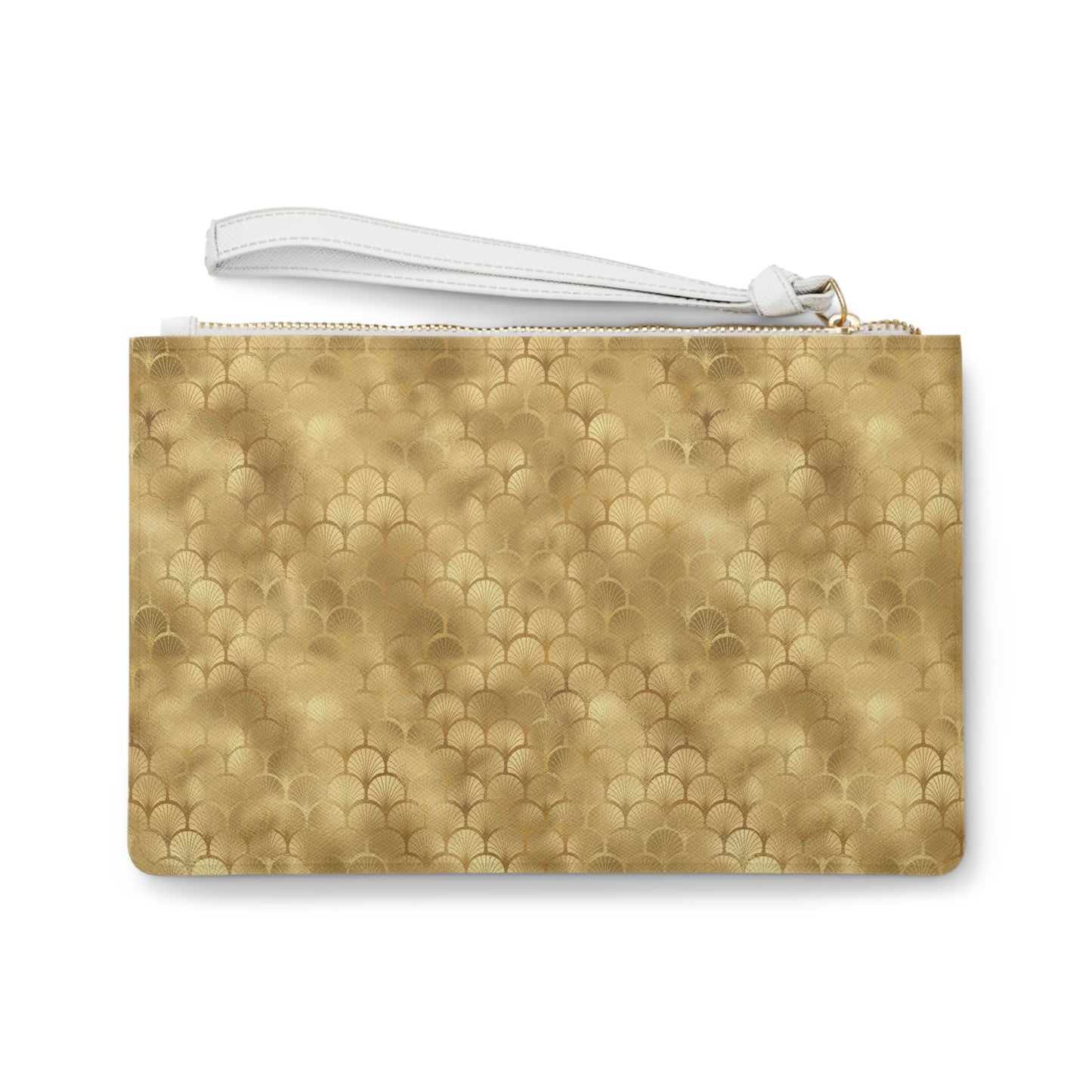 Collector's Vault: Gold Horizon | Metallic Gold Smooth Clutch Bag | Sunlit Glamour for Every Celebration