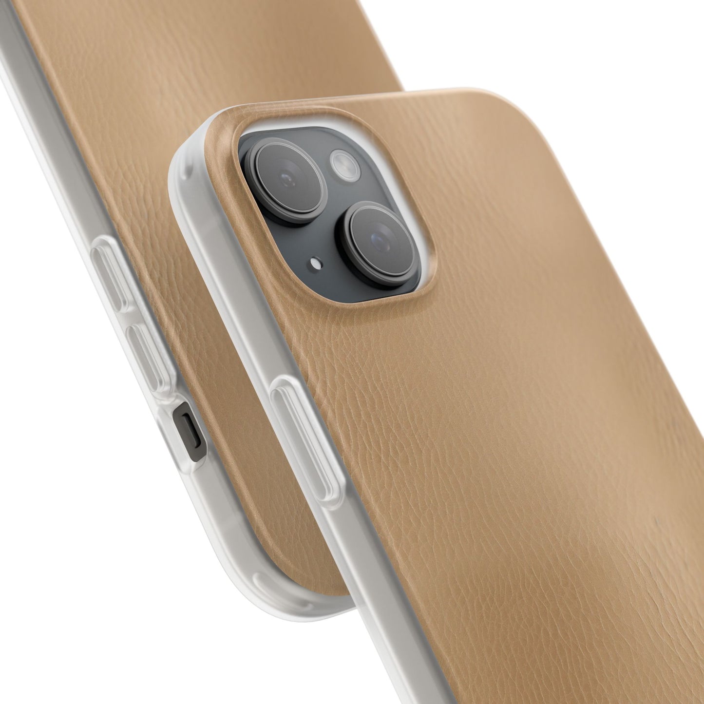 Tawny Reserve | Tan Faux Leather iPhone Case | Timeless Protection with Elevated Style