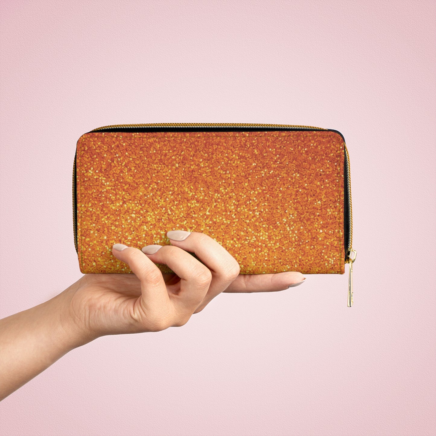 LIMITED EDITION: Solaris Ember | Sun-Forged  Zipper Wallet | Radiance Awakened from Daylight to Dusk