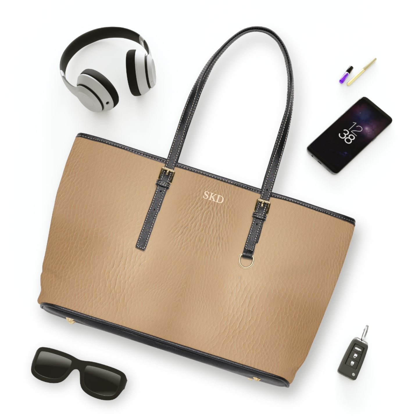 Tawny Reserve | Smooth Tan Faux Leather Shoulder Bag | Warm Neutral Essential for Refined Style