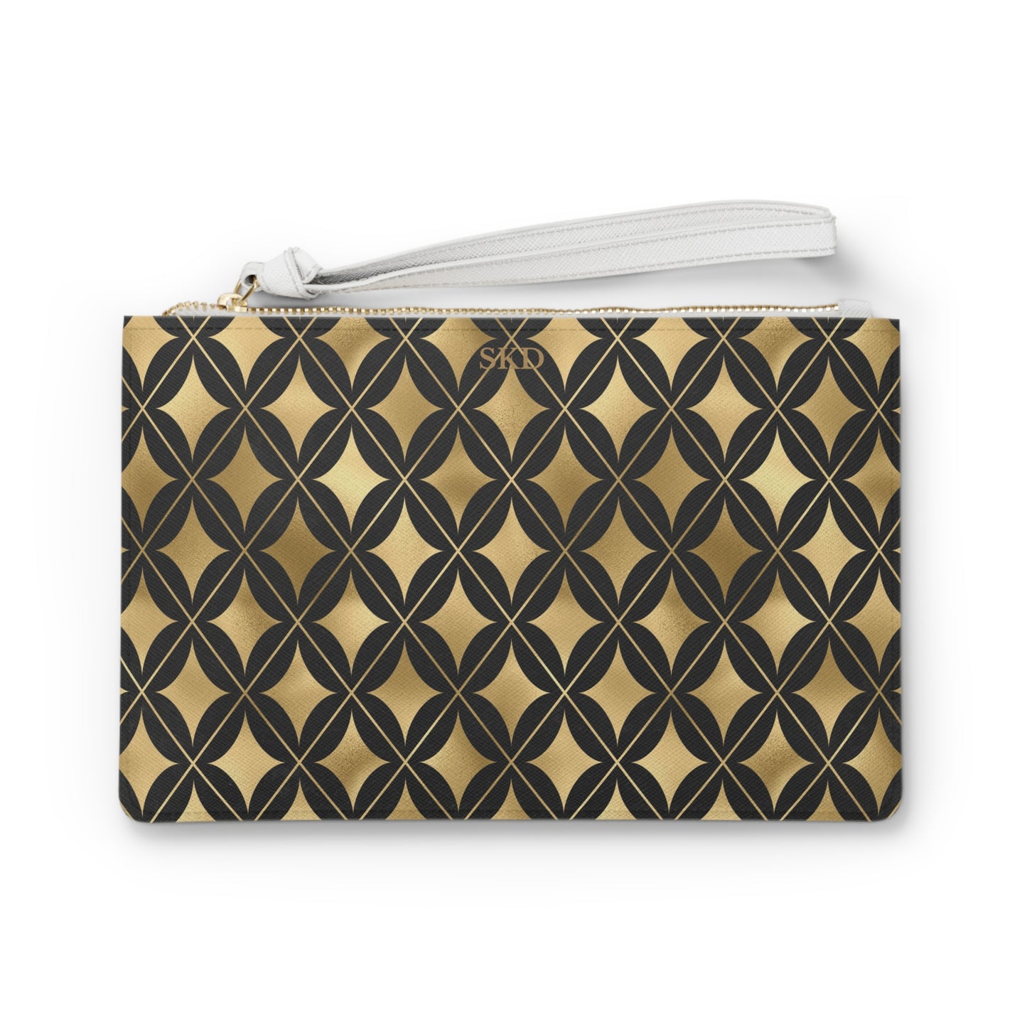 Collector's Vault: Prestige Legacy | Black & Gold Diamond Clutch Bag | Luxurious and Enduring Gift for Sophisticated Ladies