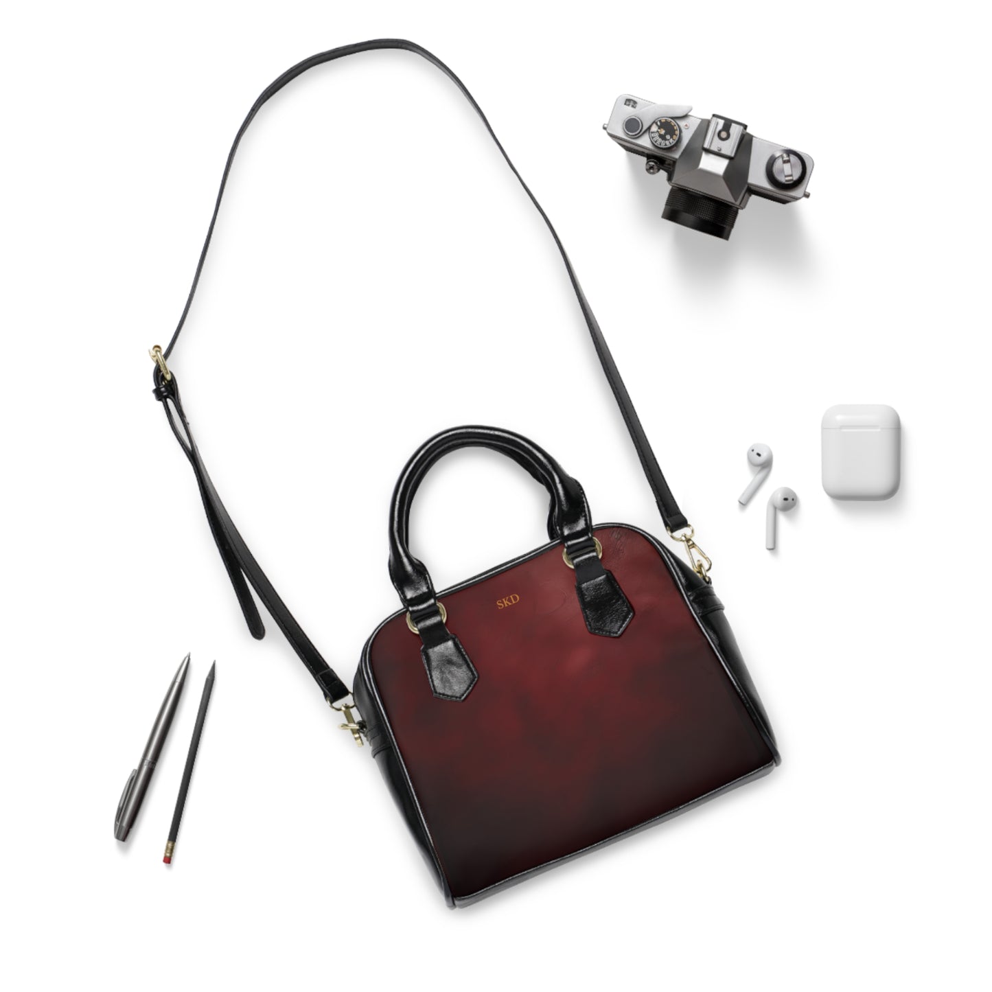 Vault Exclusive: Regal Garnet | Deep Burgundy Shoulder Bag | Elegant Statement Piece for Refined Taste