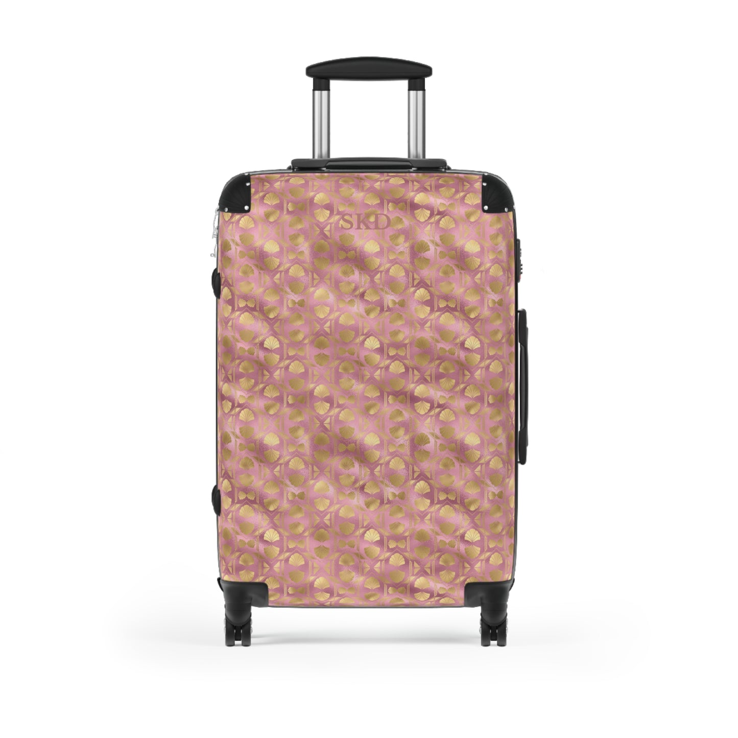 Collector's Vault: Blush Horizon | Soft Pink Smooth Suitcase with Built-In Lock and Durable Protection | Romantic Pastel Beauty for Enduring Vacation Essential