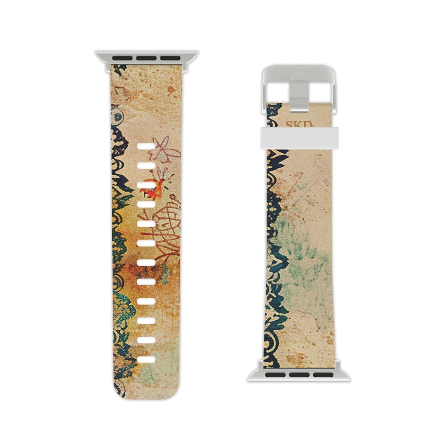 LIMITED EDITION: Timeless Tapestry | Digital Couture Vintage Floral Apple Watch Band | Adjustable Strap, Sweat-Resistant & Compatible with All Series