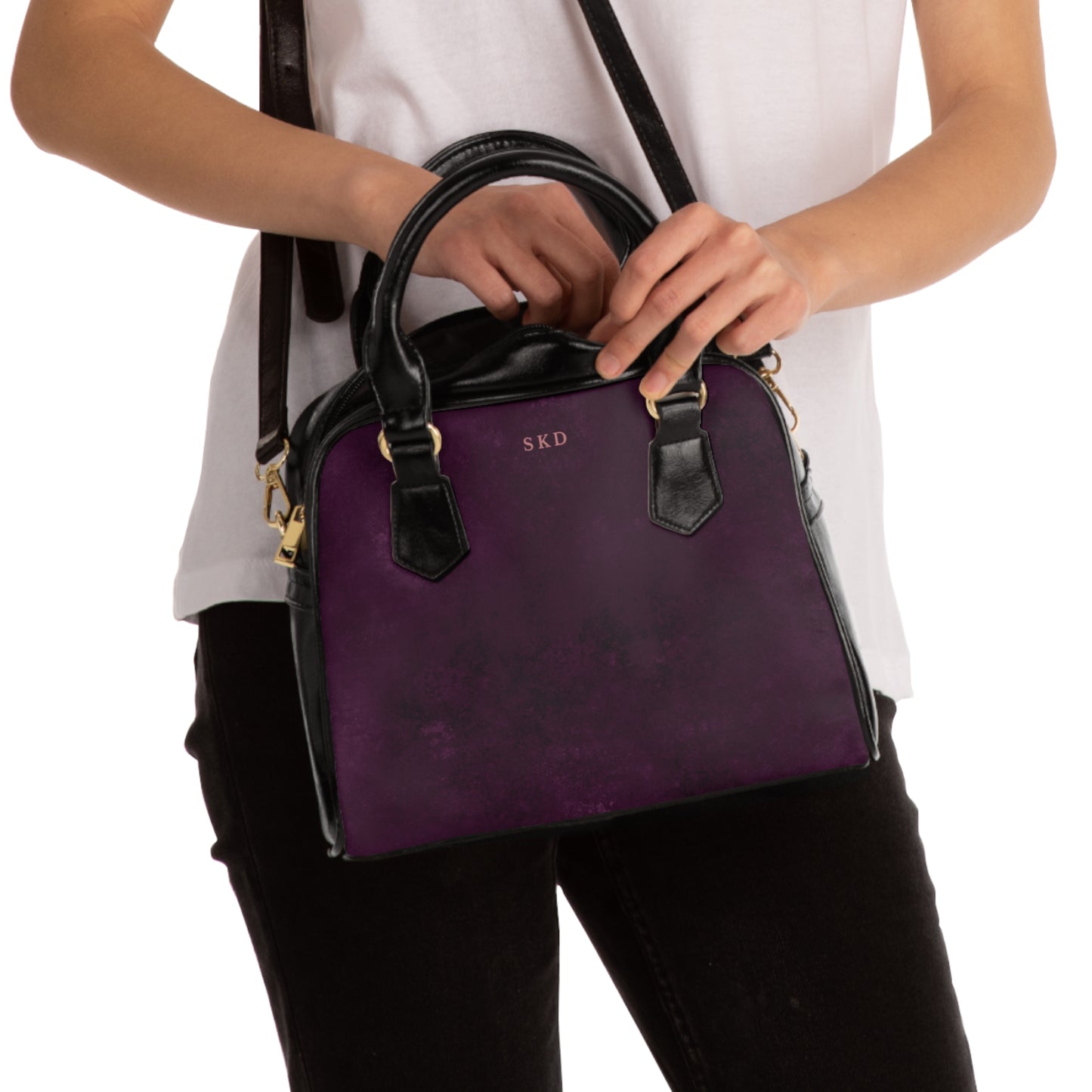 Core Collection: Nocturne Velour | Royal Purple-Toned Handbag | Deep Regal Elegance for Effortless Sophistication