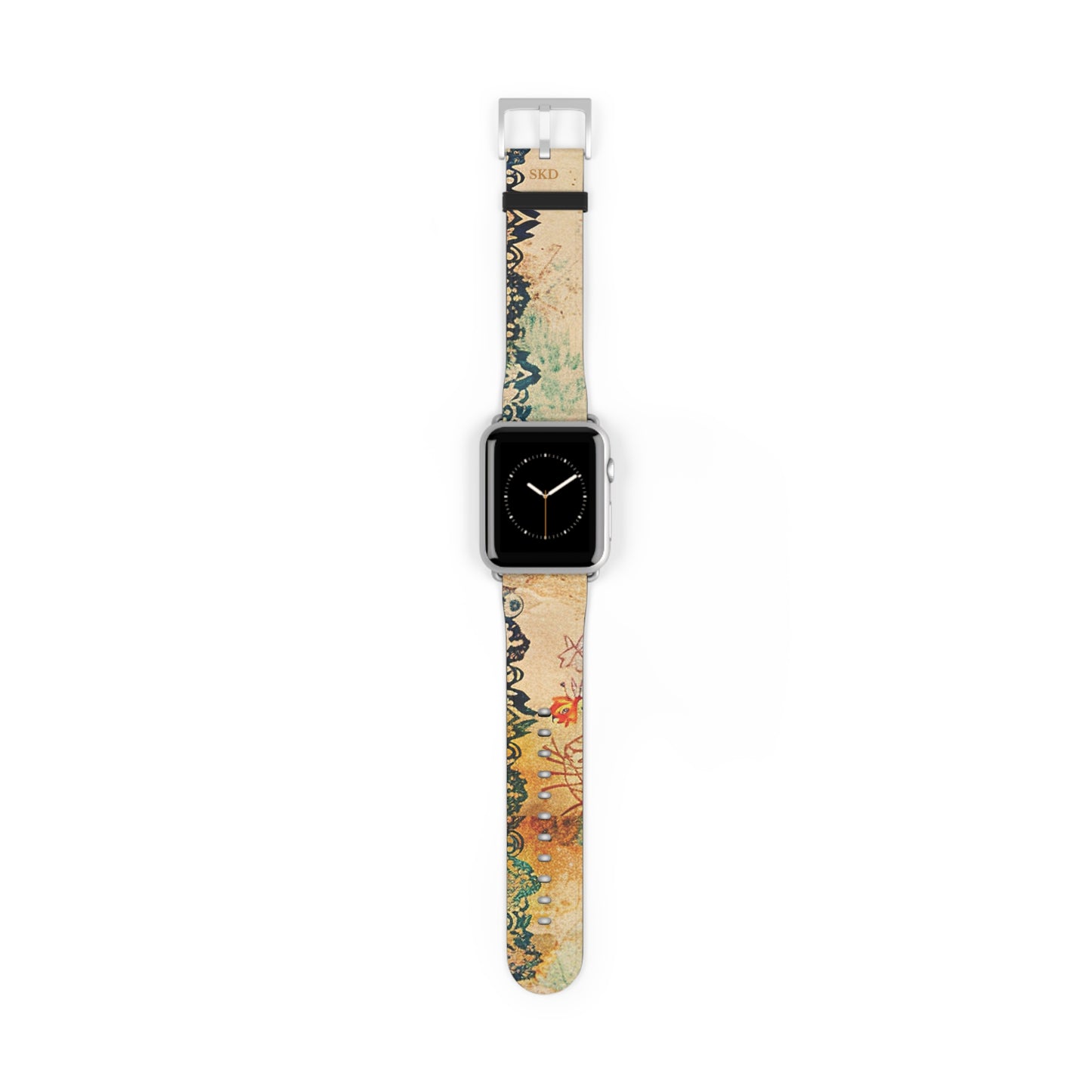 LIMITED EDITION: Timeless Tapestry | Vintage Floral Apple Watch Band (RoHS, REACH & Intertek Certified) | Stainless Steel Buckle, All Series Compatible
