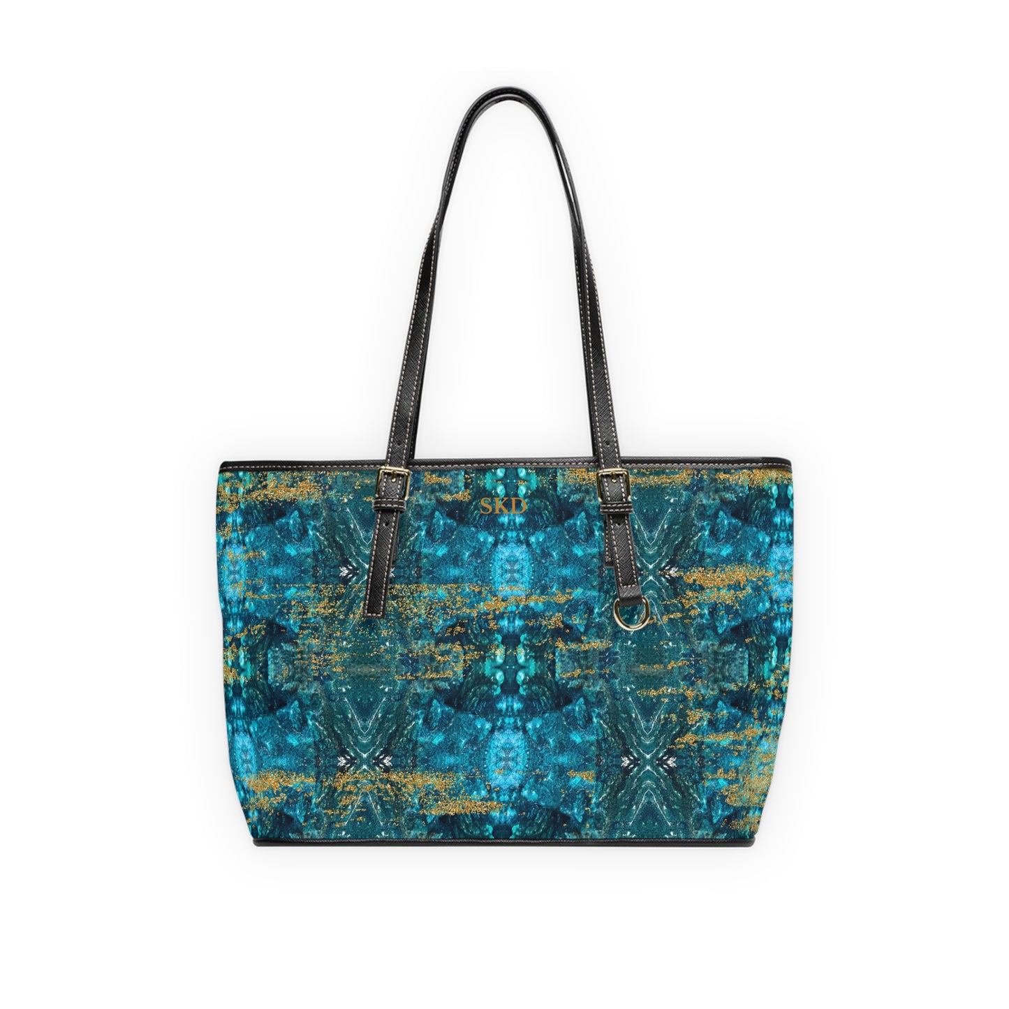 LIMITED EDITION: Celestial Reverie | Chrysocolla & Pyrite Inspired Shoulder Bag | Collector’s Vault Edition of Cleopatra’s Wise Stone”