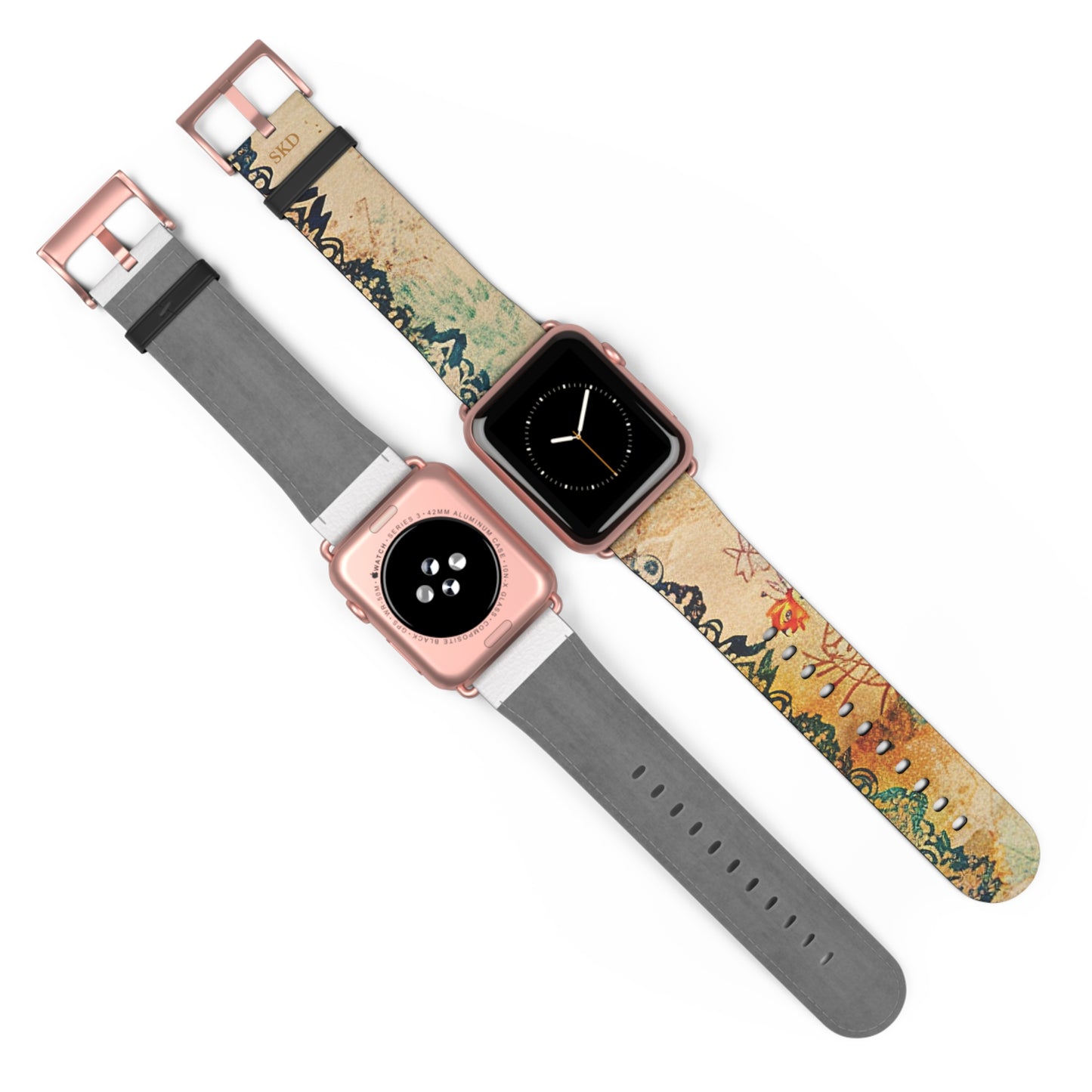 LIMITED EDITION: Timeless Tapestry | Vintage Floral Apple Watch Band (RoHS, REACH & Intertek Certified) | Stainless Steel Buckle, All Series Compatible