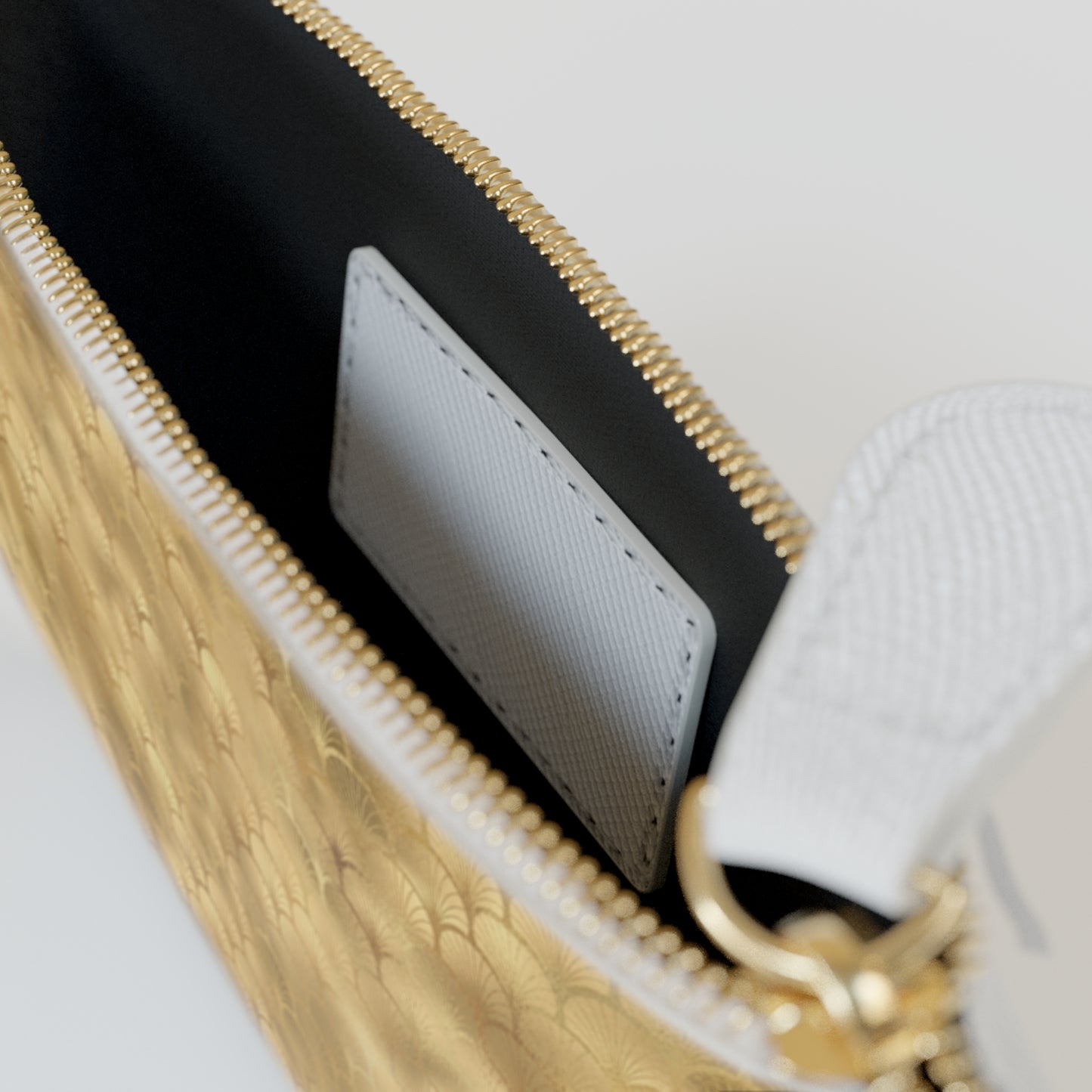Collector's Vault: Gold Horizon | Metallic Gold Smooth Mini Clutch Bag | Sunlit Glamour for Every Celebration
