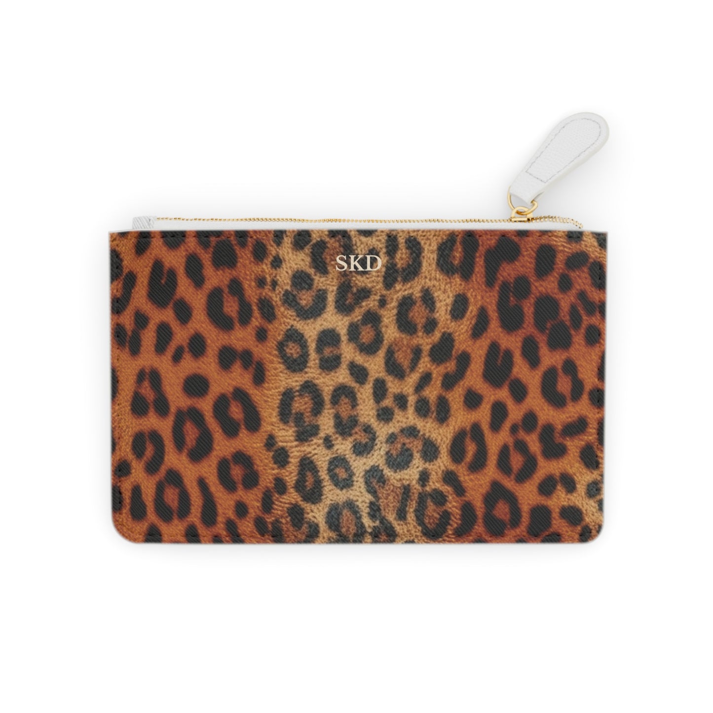 Elysian Safari | Leopard Faux Leather Mini Clutch Bag | Timeless Glamour with a Wild Edge