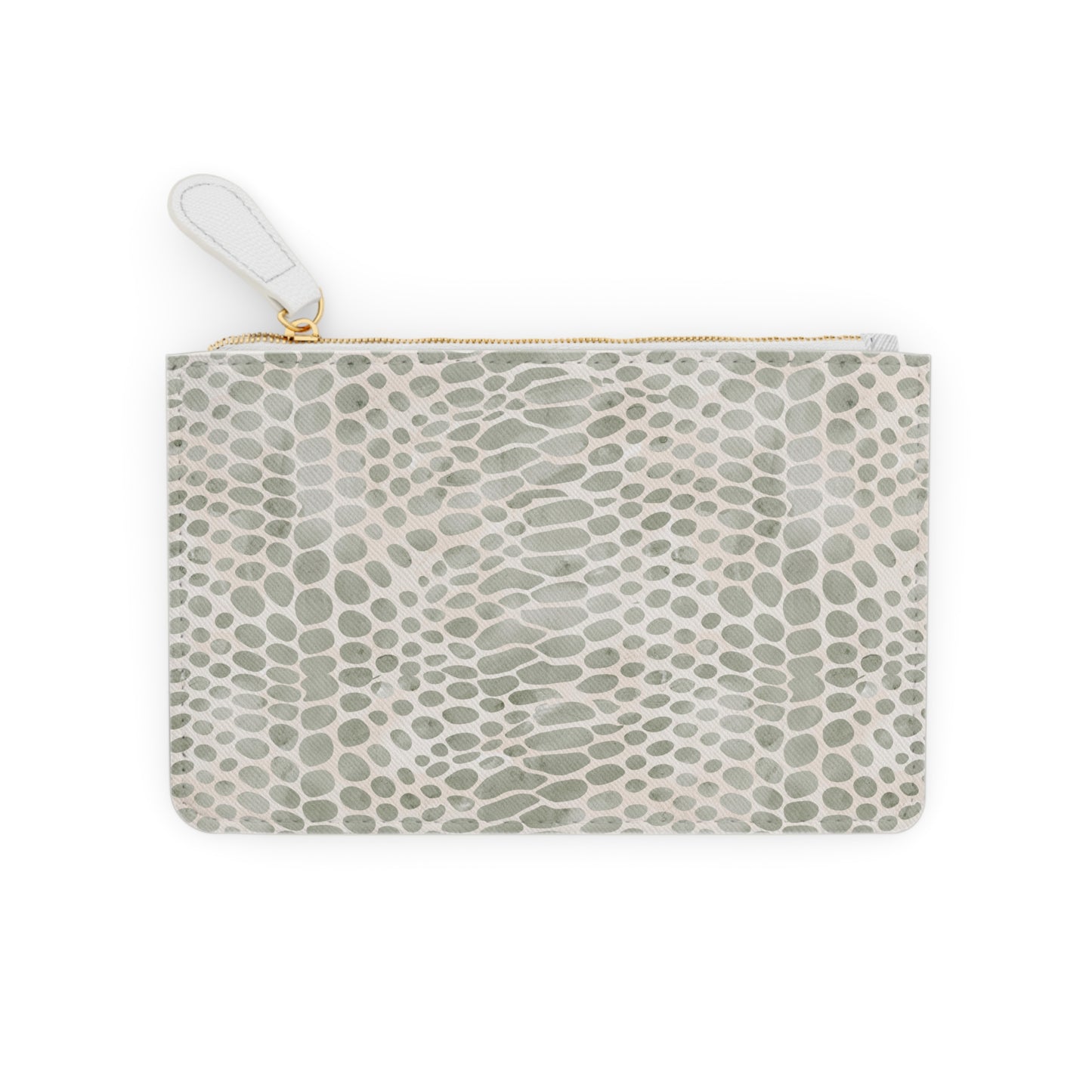Pale Venom | Soft Taupe Faux Snake Mini Clutch Bag | Subtle Exotic Edge for Discerning Taste