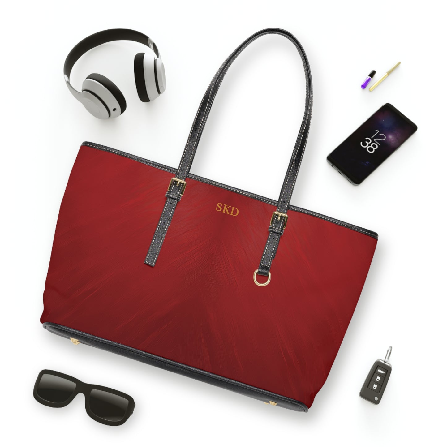 Crimson Reverie | Deep Alluring Red Shoulder Bag | Elegant Statement Piece for Evening Glamour