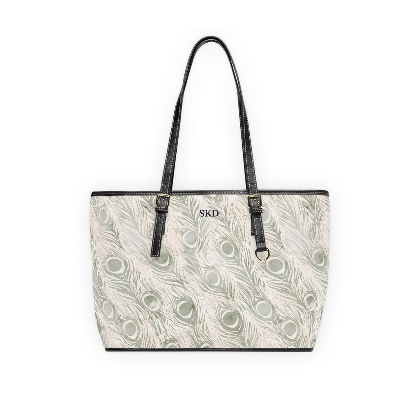 Vault Exclusive: Snowy Plume | White Feather-Patterned Shoulder Bag | Pristine Beauty for Winter & Bridal Occasions