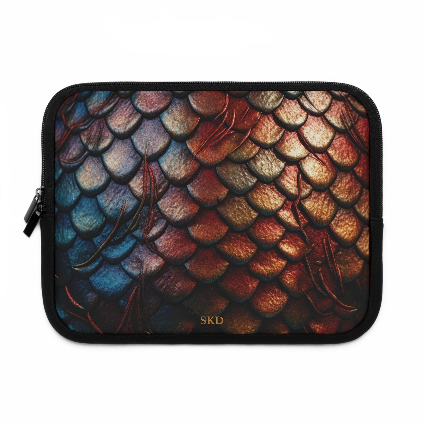 LIMITED EDITION: Enchanting Mystique | Luxurious Multi-Color Dragon Scale Laptop Sleeve | Protective Case for Showpiece Collectors
