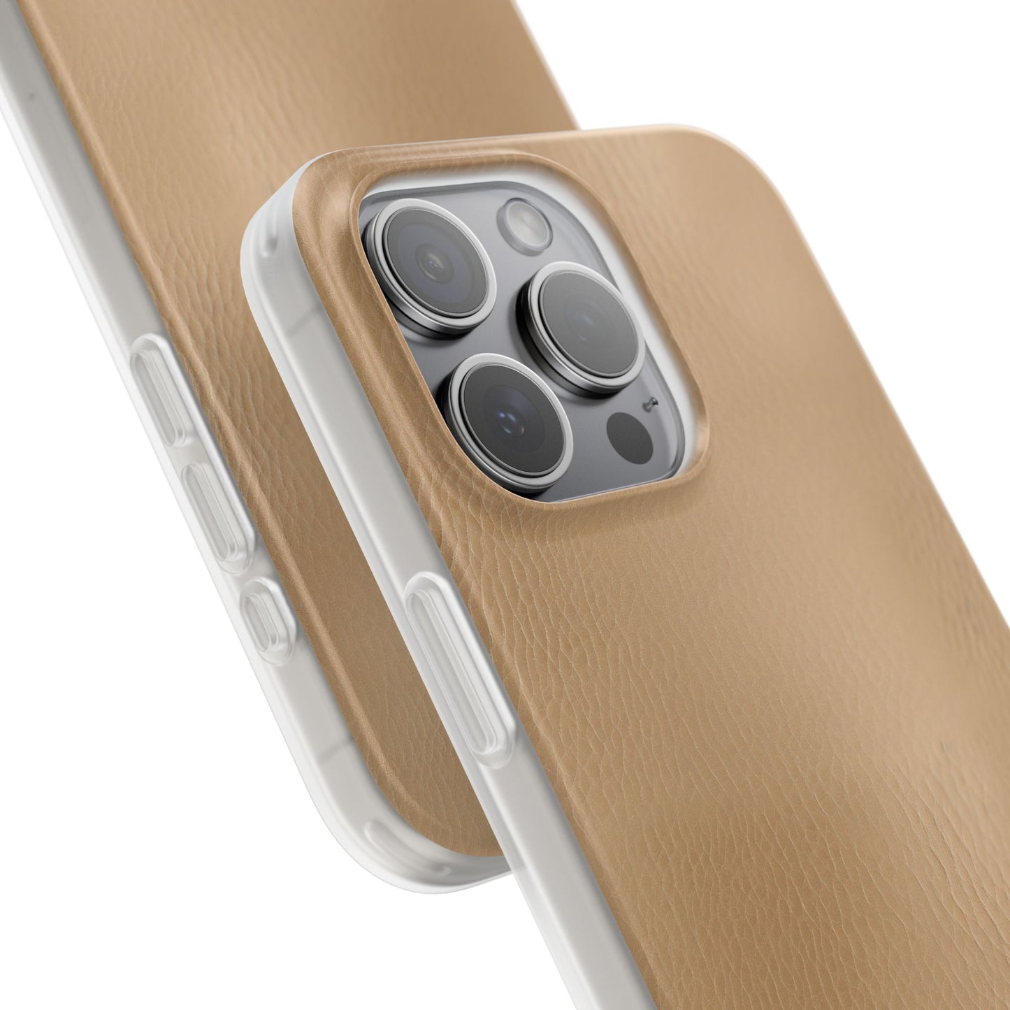 Tawny Reserve | Tan Faux Leather iPhone Case | Timeless Protection with Elevated Style