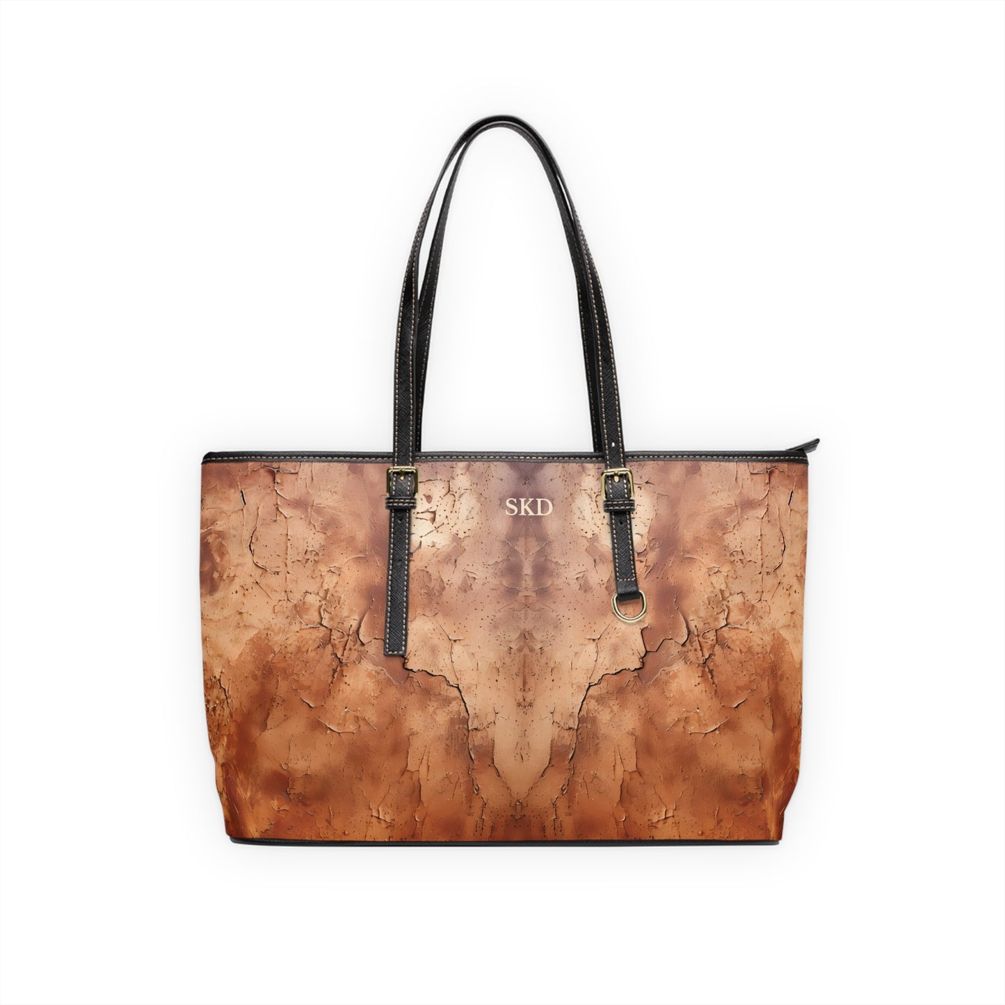 Heritage Luxe | Cognac Brown Faux Leather Shoulder Bag | Classic Sophistication with a Timeless Touch