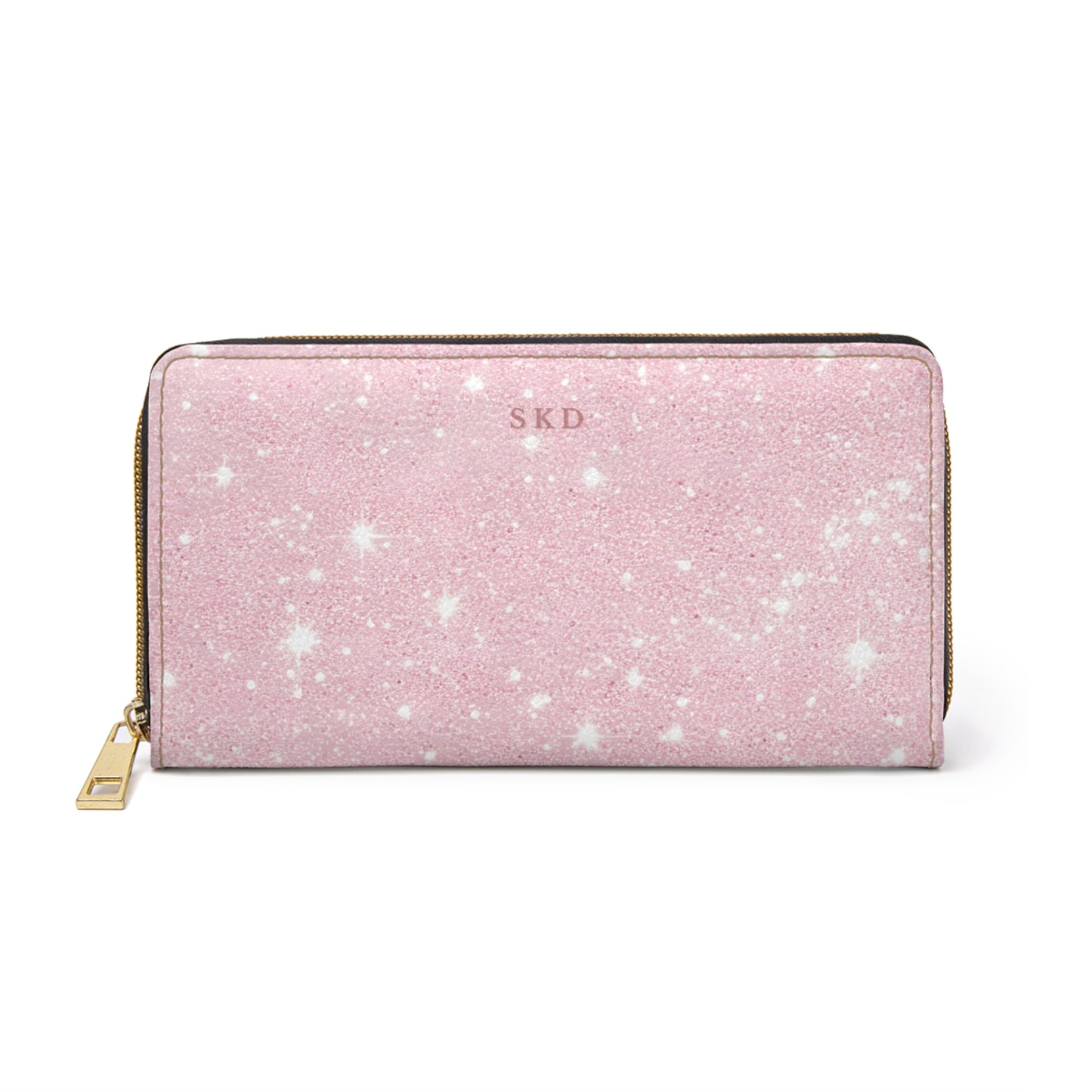 LIMITED EDITION: Stardust Enchantment | Luminous Rose Zipper Wallet | Radiant Grace From the Light Within
