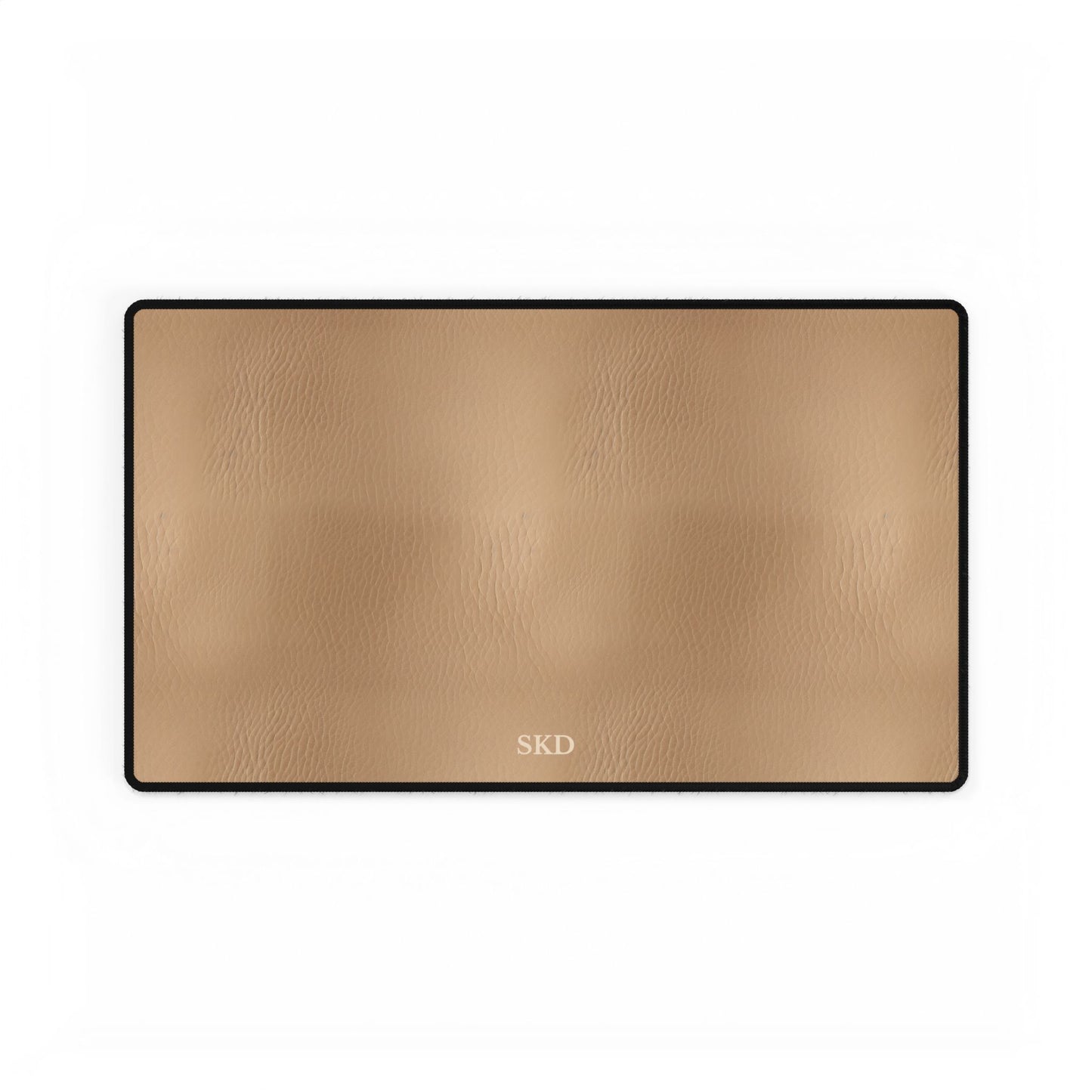 Tawny Reserve | Smooth Tan Faux Leather Computer Desk Mat | Where Timeless Style Meets Everyday Utility