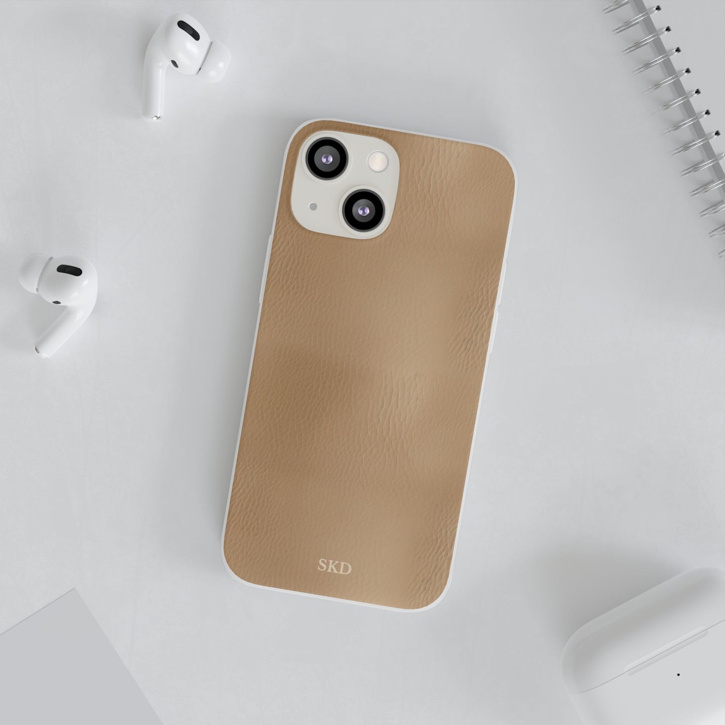 Tawny Reserve | Tan Faux Leather iPhone Case | Timeless Protection with Elevated Style