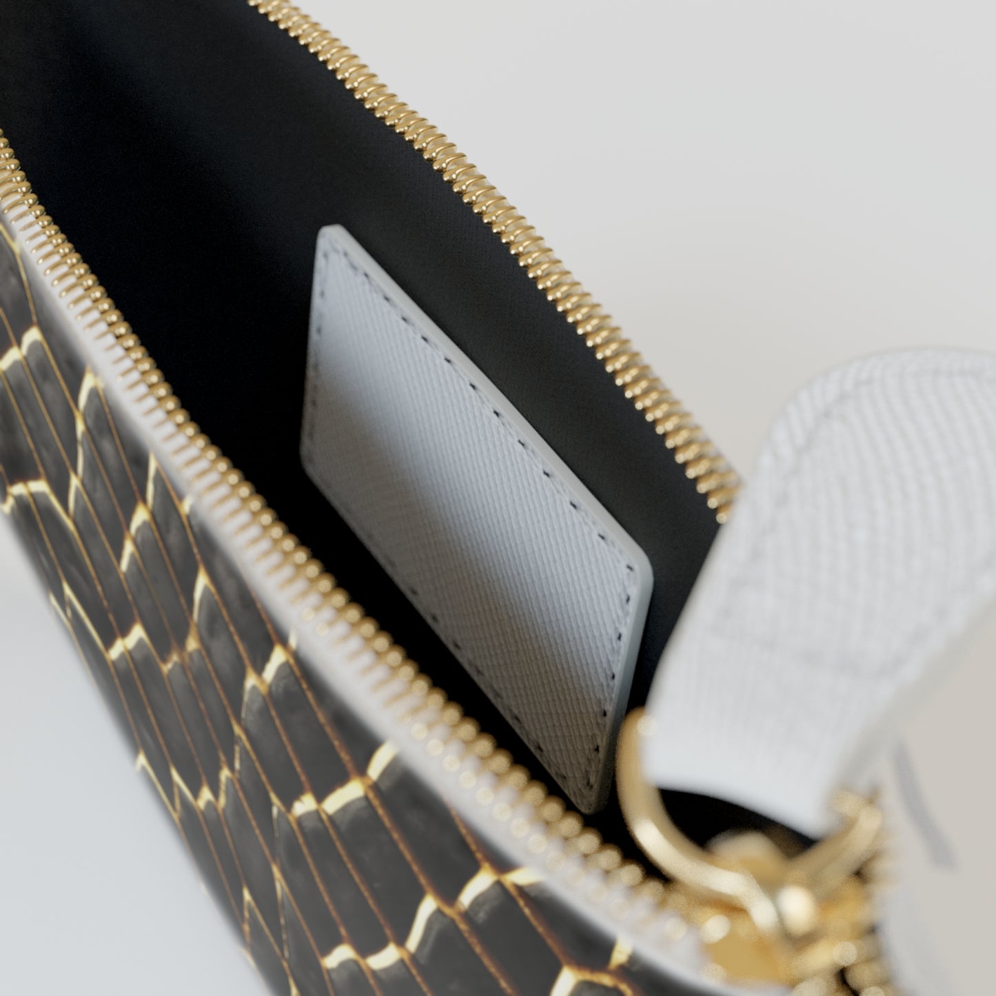 LIMITED EDITION: Obsidian Venom | Striking Black & Gold Mini Clutch Bag | Striking Statement Piece for Bold & Elegant Women