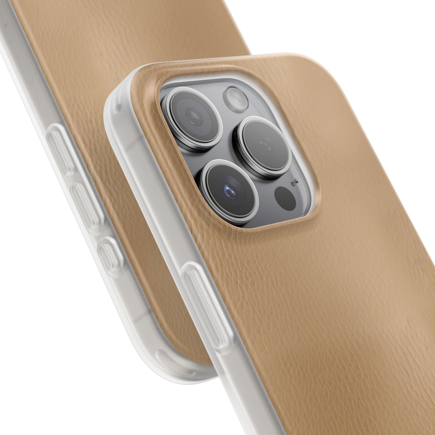 Tawny Reserve | Tan Faux Leather iPhone Case | Timeless Protection with Elevated Style