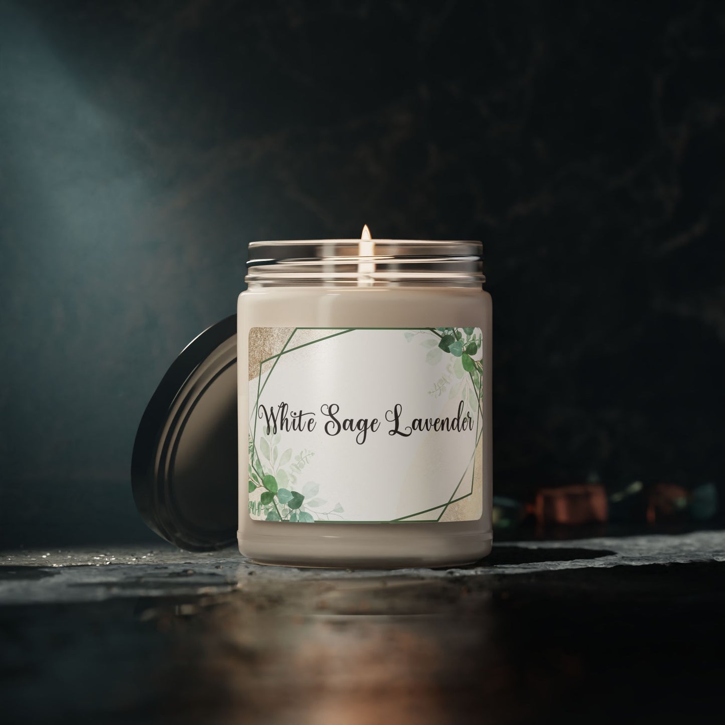 Unscented | Custom 9oz Scented Soy Candles | Available in 9 Luxurious Scents