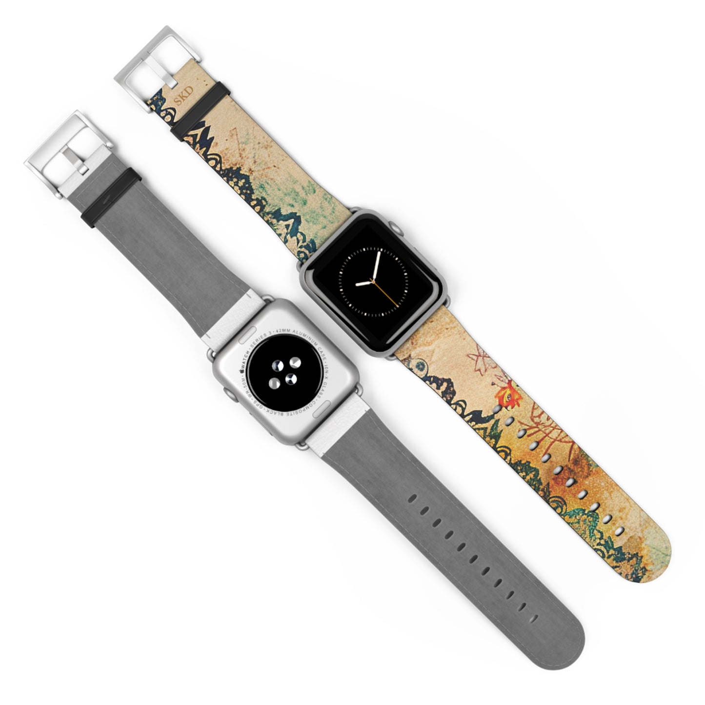 LIMITED EDITION: Timeless Tapestry | Vintage Floral Apple Watch Band (RoHS, REACH & Intertek Certified) | Stainless Steel Buckle, All Series Compatible