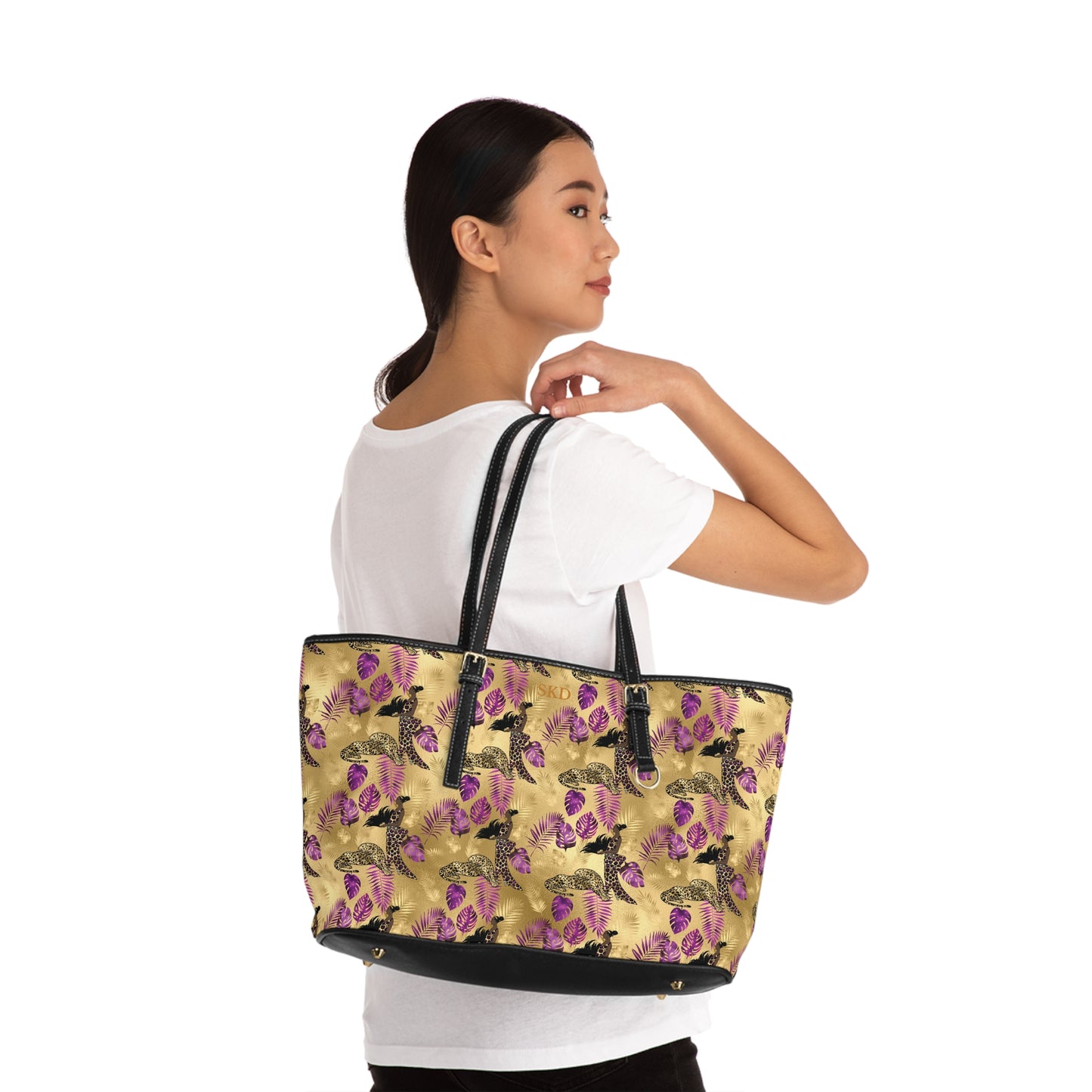 Vault Exclusive: Wild Majesty | Royal Purple and Gold Leopard Shoulder Bag | Bold Statement for Confident Fashionistas