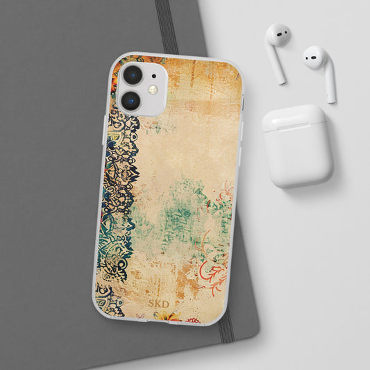 LIMITED EDITION: Timeless Tapestry | Vintage Floral iPhone Case | Shock-Absorbing TPU Protective Cover, Slim & Wireless Charging Compatible, All iPhone Sizes