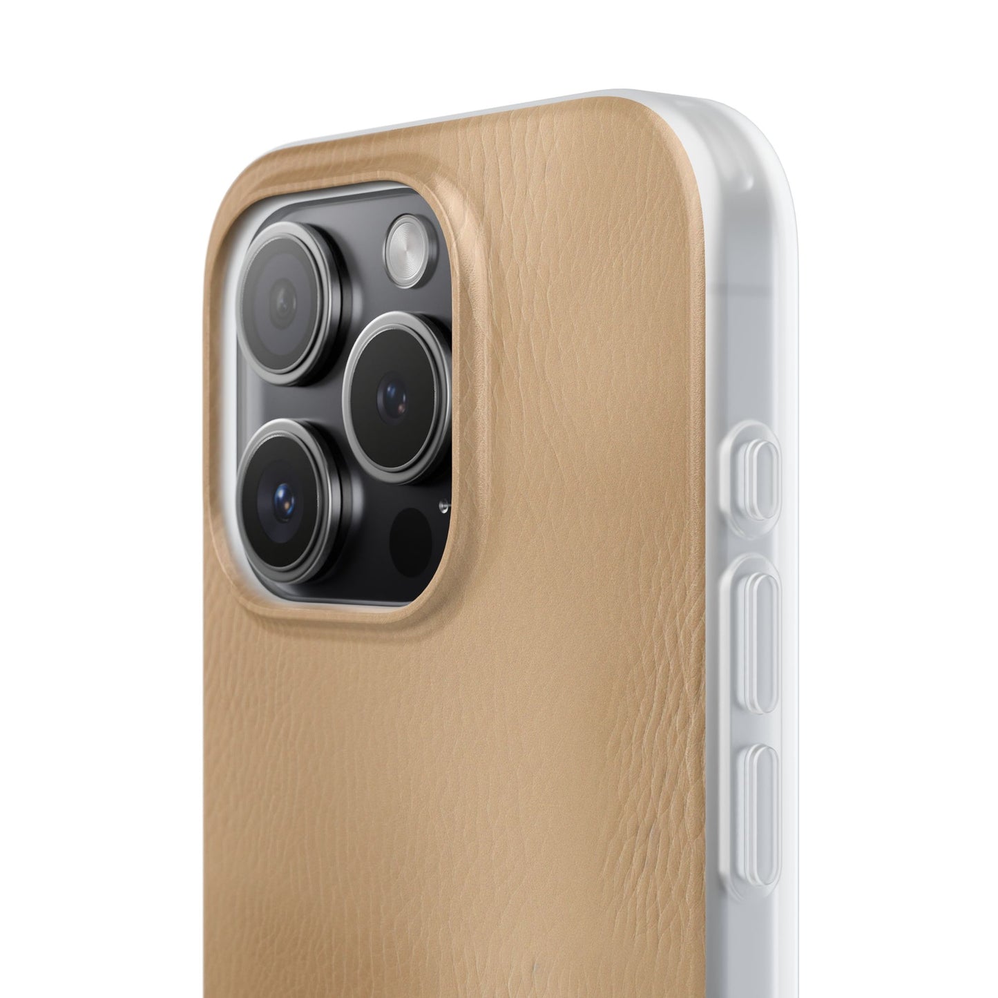 Tawny Reserve | Tan Faux Leather iPhone Case | Timeless Protection with Elevated Style