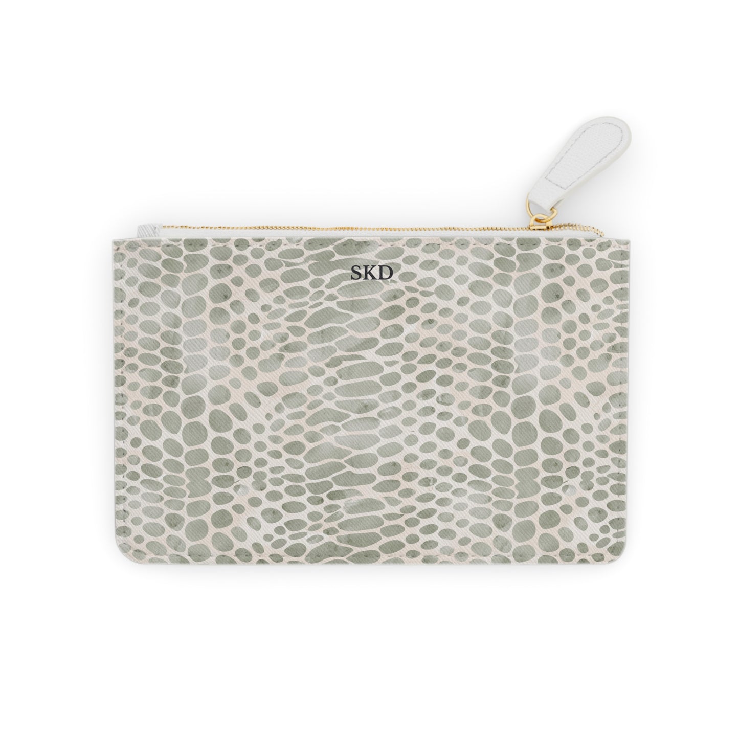 Pale Venom | Soft Taupe Faux Snake Mini Clutch Bag | Subtle Exotic Edge for Discerning Taste