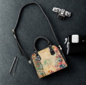 LIMITED EDITION: Timeless Tapestry | Ivory Floral Embroidered Shoulder Bag | Delicate Garden Luxury for Year-Round Style