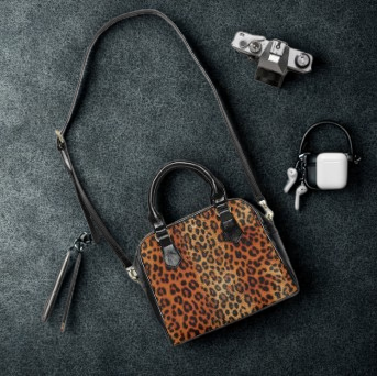 Core Collection: Elysian Safari | Leopard Faux Leather Handbag | Timeless Glamour with a Wild Edge