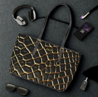 LIMITED EDITION: Obsidian Venom | Striking Black & Gold Shoulder Bag | Striking Statement Piece for Bold & Elegant Women