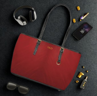 Core Collection: Crimson Reverie | Deep Alluring Red Shoulder Bag | Elegant Statement Piece for Evening Glamour