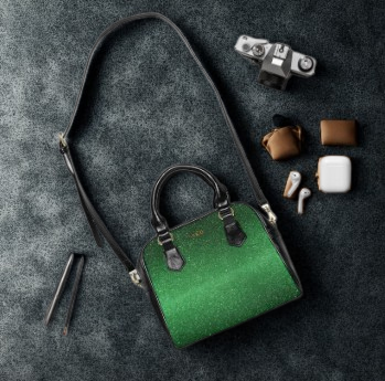 LIMITED EDITION: Emerald Enchantment | Shimmering Fairytale Handbag | Radiant Sophistication in Every Shade of Courage