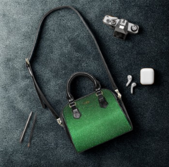 LIMITED EDITION: Emerald Enchantment | Shimmering Fairytale Handbag | Radiant Sophistication in Every Shade of Courage