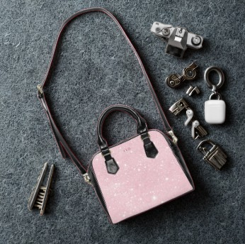 LIMITED EDITION: Stardust Enchantment | Luminous Rose Handbag | Radiant Grace From The Light Within