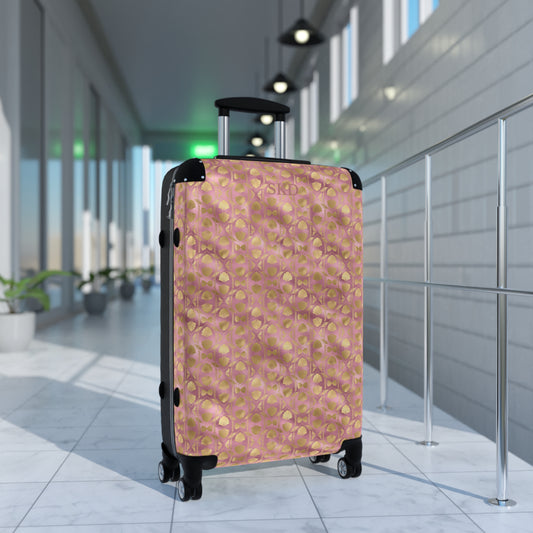 Collector's Vault: Blush Horizon | Soft Pink Smooth Suitcase with Built-In Lock and Durable Protection | Romantic Pastel Beauty for Enduring Vacation Essential