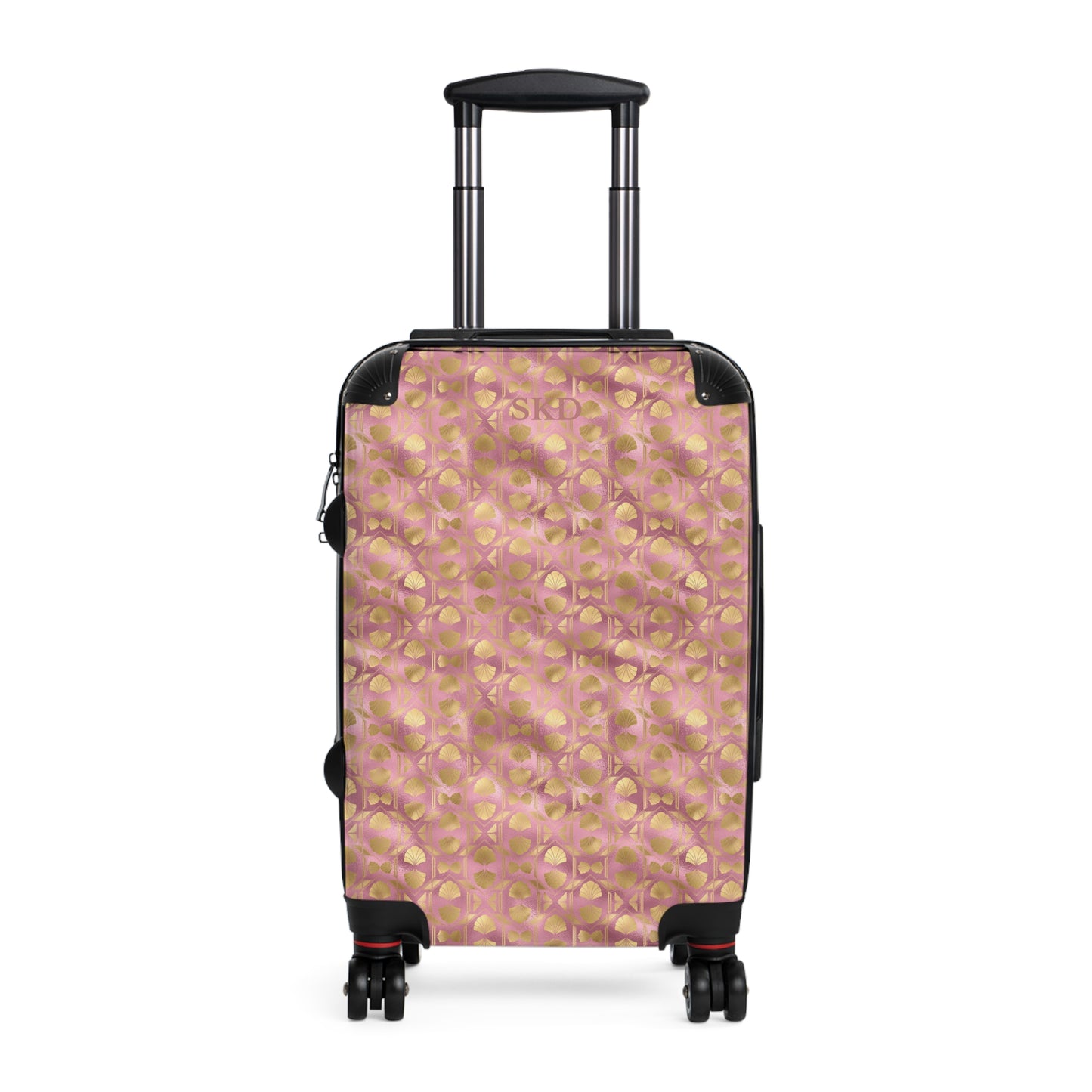 Collector's Vault: Blush Horizon | Soft Pink Smooth Suitcase with Built-In Lock and Durable Protection | Romantic Pastel Beauty for Enduring Vacation Essential