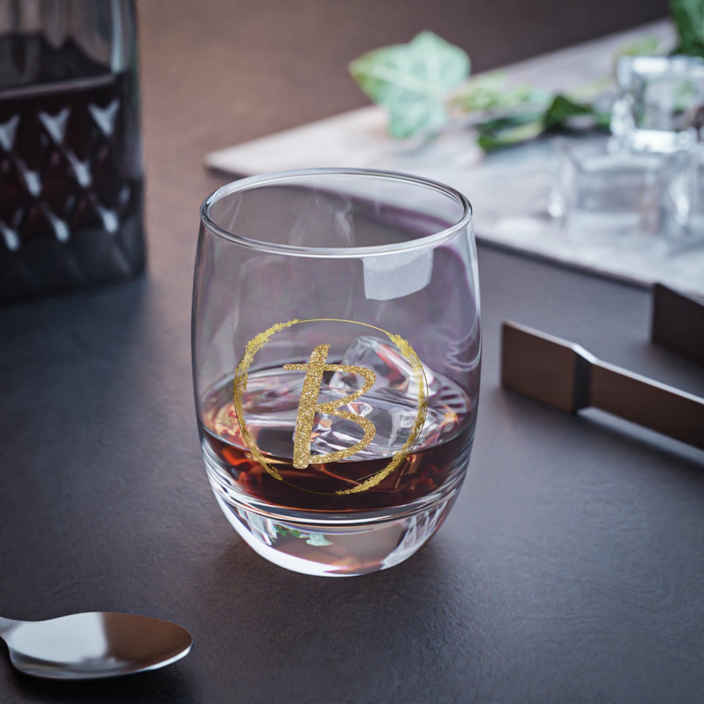 Letter B | Custom 6oz Whiskey Glass – Perfect Personalized Gift, Bar Essential, or Event Prop